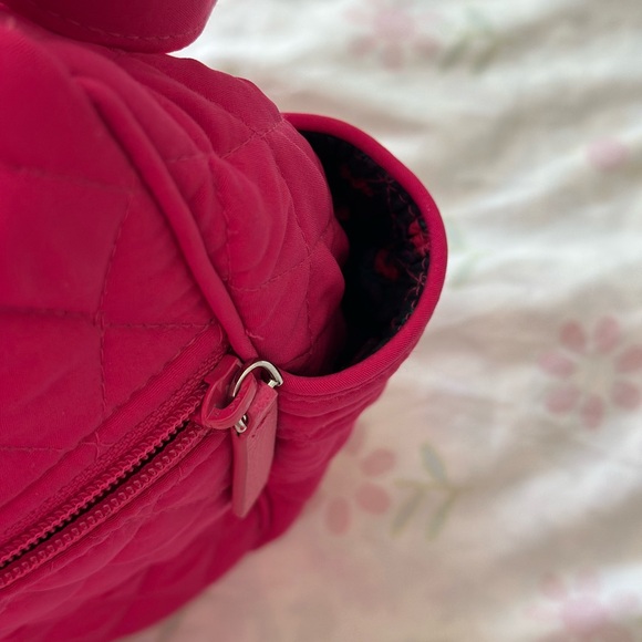 Hot Pink Quilted Crossbody Bag - Picture 9 of 9